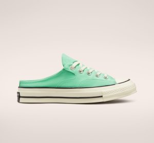 Dámské Nízké Converse Chuck 70 Mule Zelene Černé | 97DQLGXMN