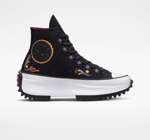 Dámské Vysoké Converse Chuck 70 de Muertos Černé Růžové | 24OYALFBJ