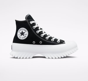 Dámské Vysoké Converse Chuck Taylor All Star Lugged 2.0 Černé Bílé | 29EYZBQDP