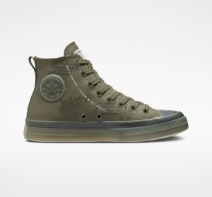 Dámské Vysoké Converse Chuck Taylor All Star CX Global Patch Logo Bílé | 39CAUEVJQ