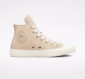 Dámské Vysoké Converse Chuck Taylor All Star Earthy Světle Zlaté | 61TUVIHJK