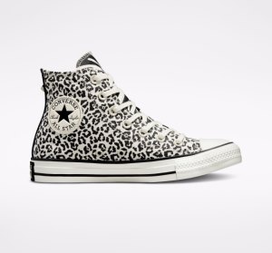 Dámské Vysoké Converse Chuck Taylor All Star Animal Mix Černé | 87PGOYLWB