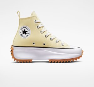 Dámské Vysoké Converse Run Star Seasonal Citrón Černé Bílé | 31ZTDPJBU