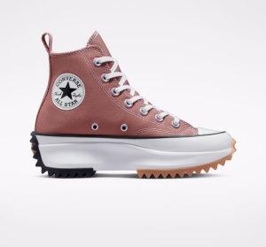 Dámské Vysoké Converse Run Star Seasonal Černé Bílé | 32PUYFCWR