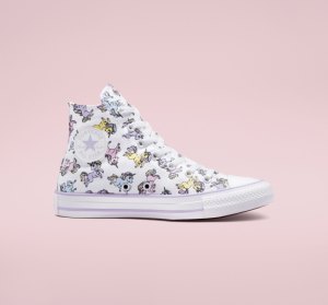 Dětské Plátěné Boty Converse Chuck Taylor All Star Unicorns Bílé Fialové | 03XIVKFUQ