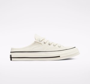 Pánské Plátěné Boty Converse Chuck 70 Mule Černé | 17DGHCYLZ