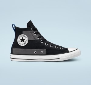 Pánské Plátěné Boty Converse Chuck Taylor All Star Desert Patchwork Černé Blankyt Bílé | 31NMWJZTF