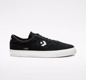 Pánské Skate Boty Converse CONS Louie Lopez Pro Černé Černé Bílé | 46HZEJOTX