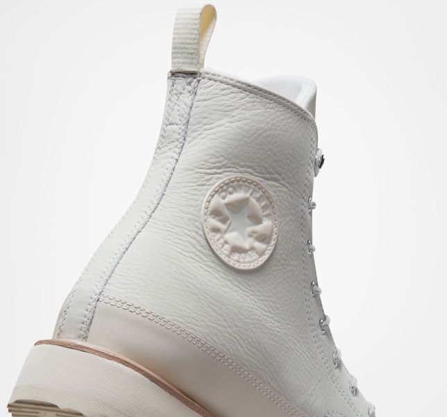 Dámské Boty Converse Chuck Taylor Crafted Béžový Bílé Růžové | 37GTCXSRL