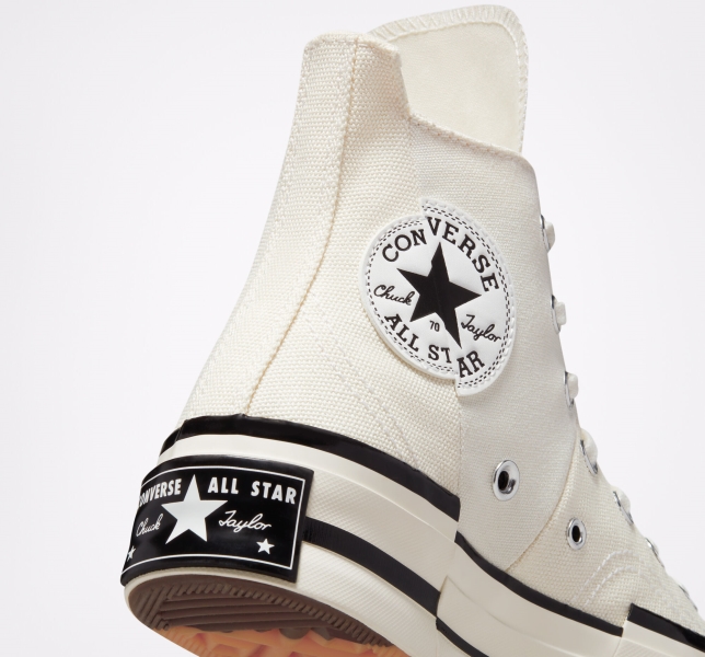 Dámské Boty Na Platformy Converse Chuck 70 Plus Černé | 09UKDOWJB