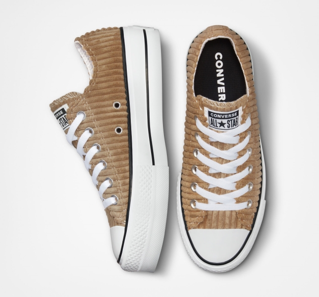 Dámské Nízké Converse Chuck Taylor All Star Lift Surplus Corduroy Platformy Viacfarebný | 23EFBJXOU