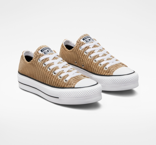 Dámské Nízké Converse Chuck Taylor All Star Lift Surplus Corduroy Platformy Viacfarebný | 23EFBJXOU