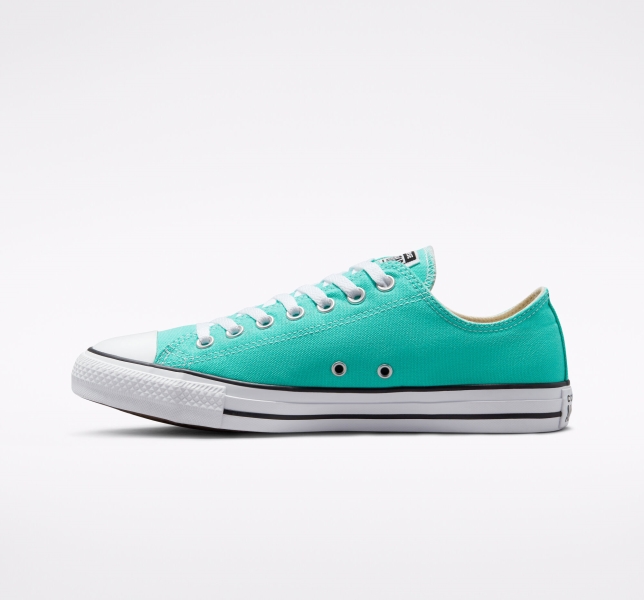 Dámské Nízké Converse Chuck Taylor All Star Seasonal Světle Tyrkysové | 29ZVURGWC