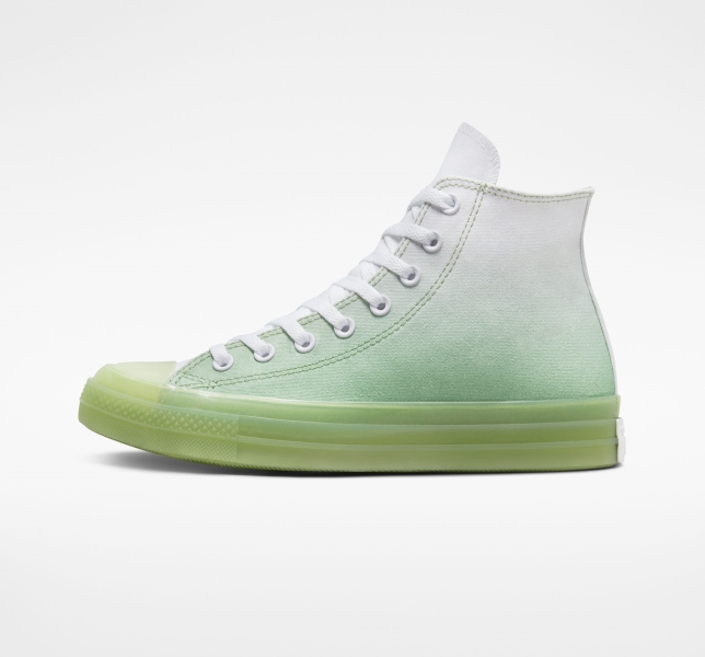 Dámské Plátěné Boty Converse Chuck Taylor All Star CX Gradient Zelene Bílé Zelene | 30JYXFPLR