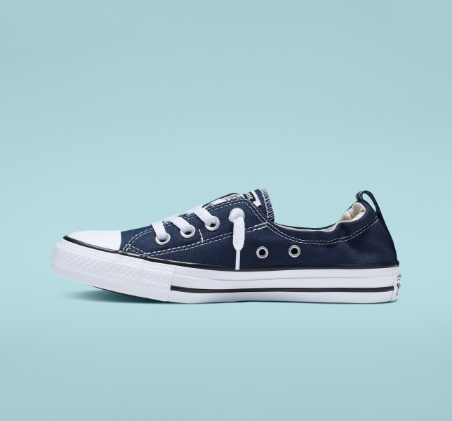 Dámské Plátěné Boty Converse Chuck Taylor All Star Shoreline Tmavě Blankyt | 56TQOAWLV