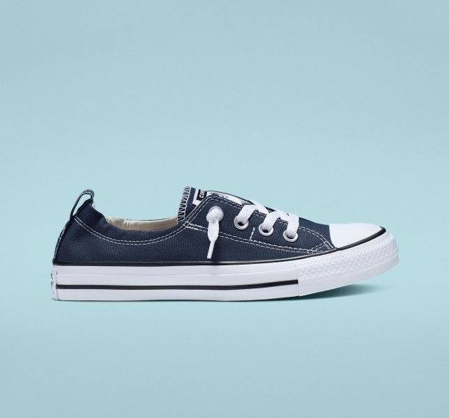 Dámské Plátěné Boty Converse Chuck Taylor All Star Shoreline Tmavě Blankyt | 56TQOAWLV