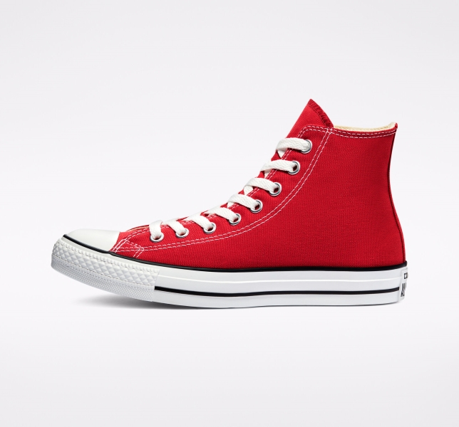 Dámské Vysoké Converse Chuck Taylor All Star Classic Červené | 37REOGLKC