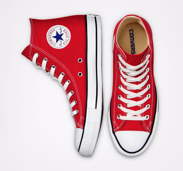 Dámské Vysoké Converse Chuck Taylor All Star Classic Červené | 37REOGLKC