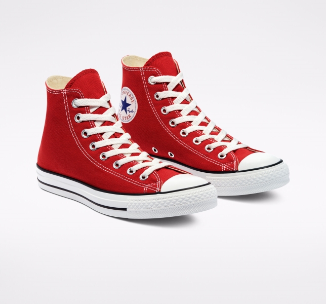 Dámské Vysoké Converse Chuck Taylor All Star Classic Červené | 37REOGLKC