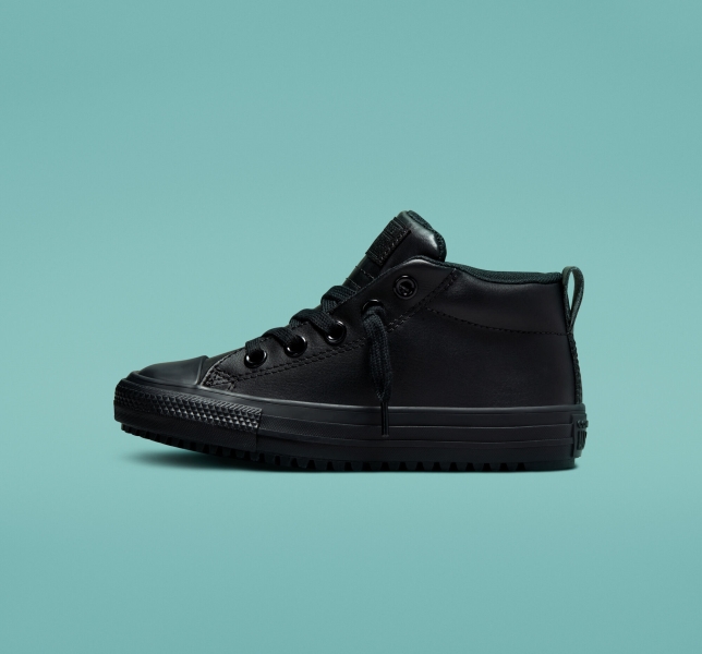 Dětské Boty Converse Chuck Taylor All Star Counter Climate Street Černé Černé Černé | 47JTESWDC