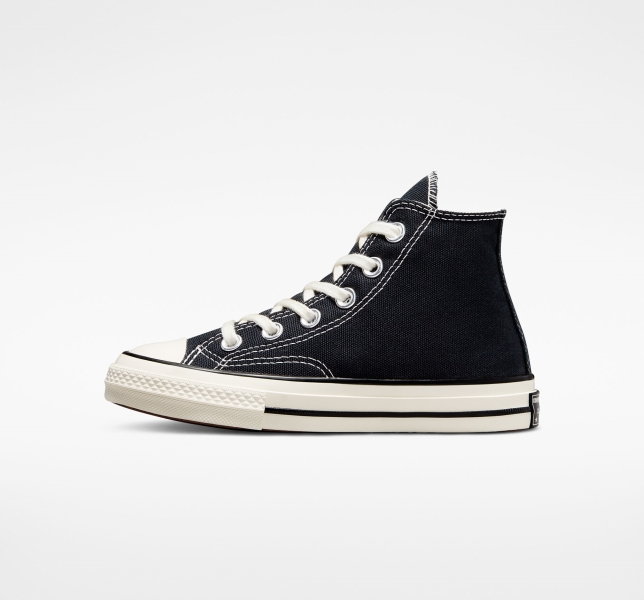 Dětské Plátěné Boty Converse Chuck 70 Vintage Černé Černé | 38KXBYQFD