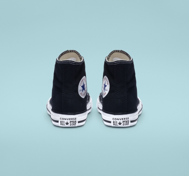 Dětské Plátěné Boty Converse Chuck Taylor All Star Classic Černé | 09QPTLEBJ