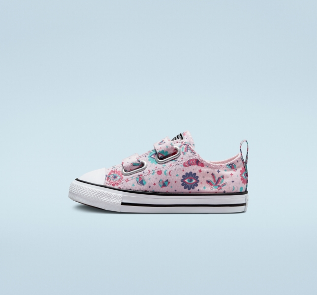 Dětské Plátěné Boty Converse Chuck Taylor All Star Easy-On Mystic Gems Růžové Fialové | 17CYVSNMQ