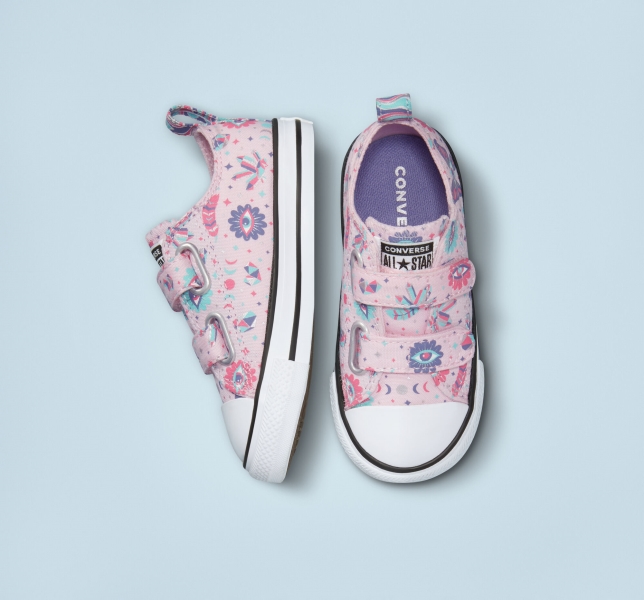 Dětské Plátěné Boty Converse Chuck Taylor All Star Easy-On Mystic Gems Růžové Fialové | 17CYVSNMQ