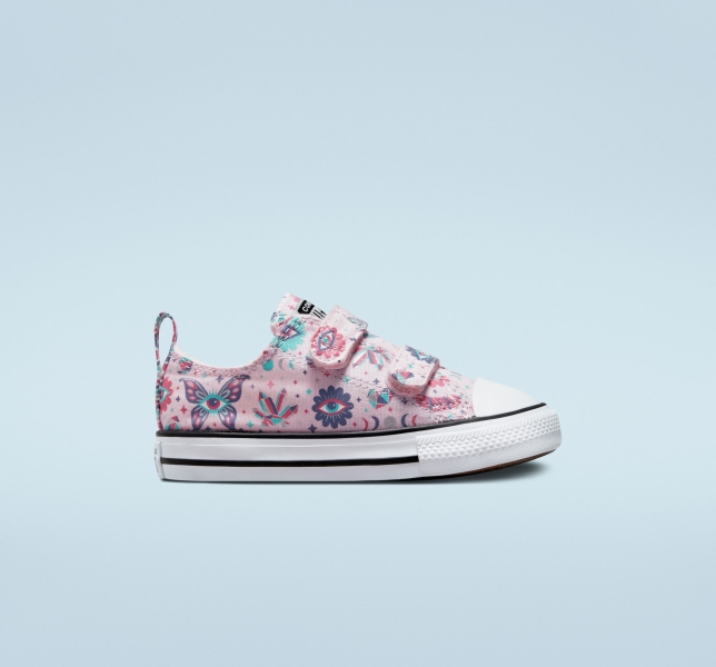 Dětské Plátěné Boty Converse Chuck Taylor All Star Easy-On Mystic Gems Růžové Fialové | 17CYVSNMQ