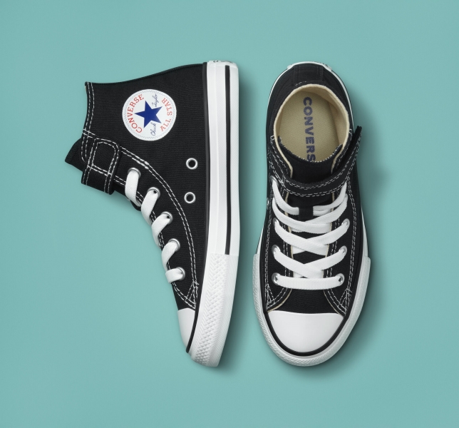 Dětské Plátěné Boty Converse Chuck Taylor All Star Easy-On Černé Béžový Bílé | 28OPLXASC