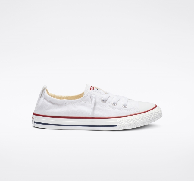 Dětské Plátěné Boty Converse Chuck Taylor All Star Shoreline Bílé | 42KBGORMX