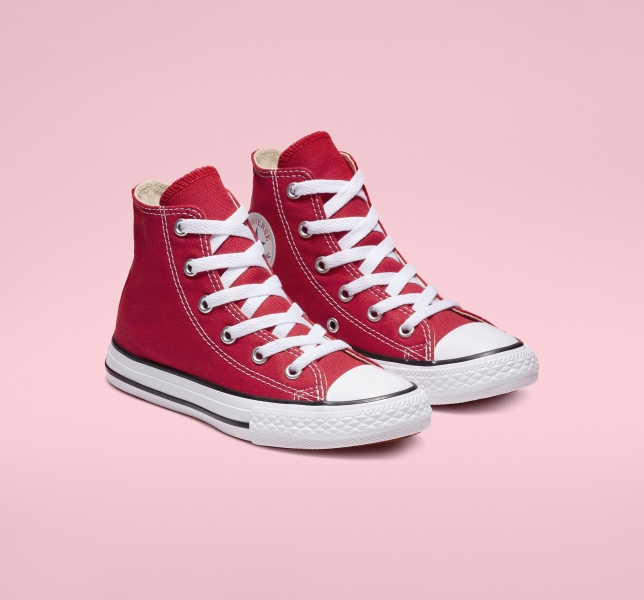 Dětské Plátěné Boty Converse Chuck Taylor All Star Classic Červené | 54GQEYWHO