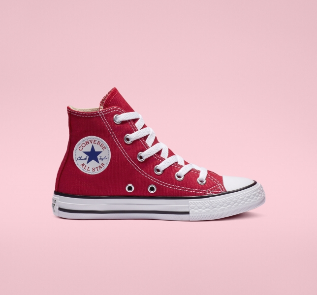 Dětské Plátěné Boty Converse Chuck Taylor All Star Classic Červené | 54GQEYWHO