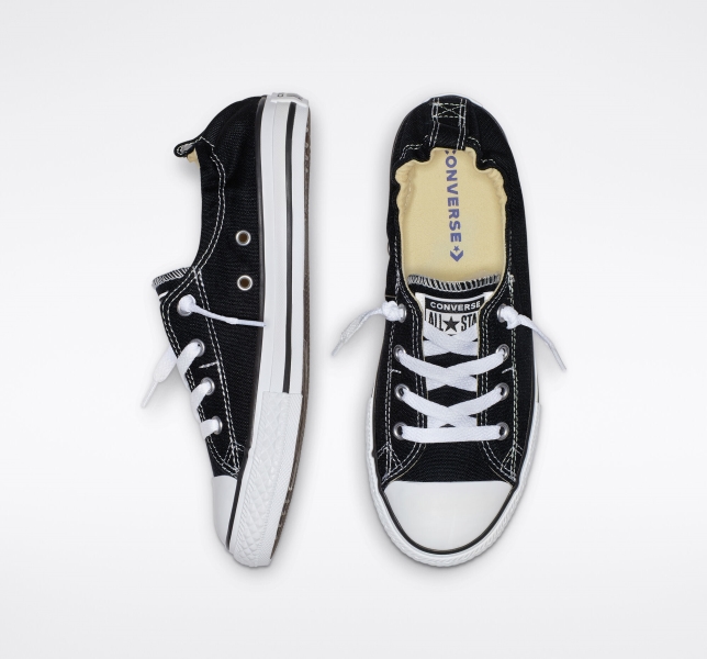 Dětské Plátěné Boty Converse Chuck Taylor All Star Shoreline Černé | 60IGQCVNL