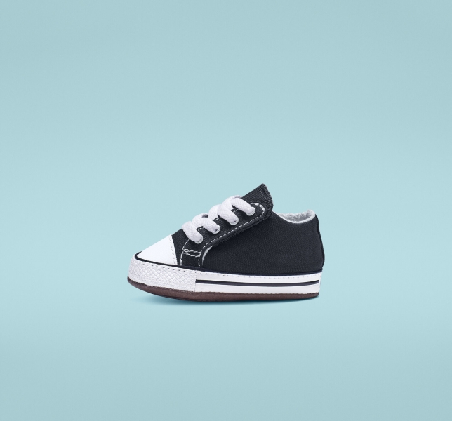 Dětské Plátěné Boty Converse Chuck Taylor All Star Cribster Easy-On Černé Béžový Bílé Bílé | 72WNMZBQO