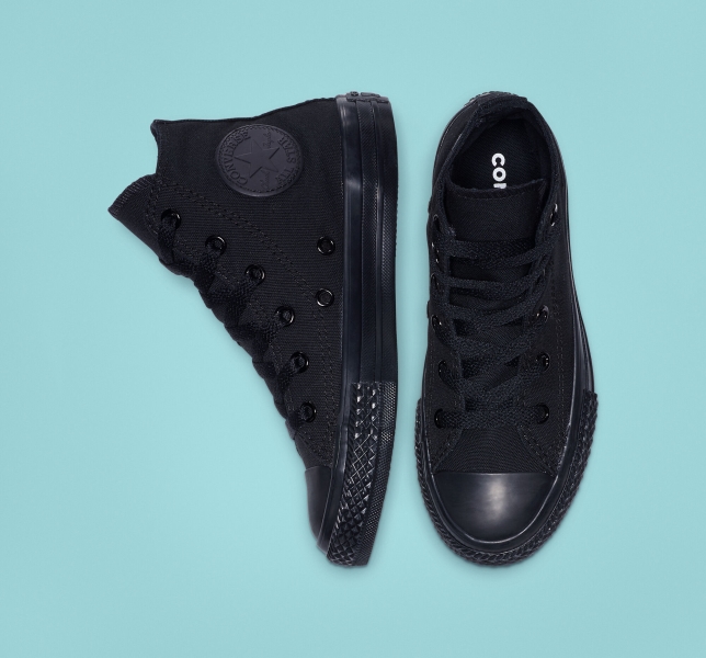 Dětské Plátěné Boty Converse Chuck Taylor All Star Classic Černé | 81ASYXHIP