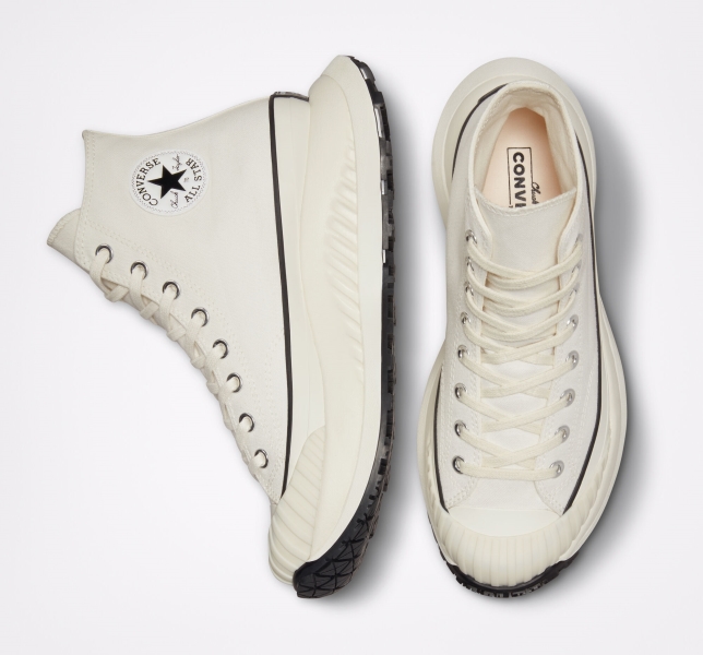 Pánské Plátěné Boty Converse Chuck 70 AT-CX Bílé Černé | 25APCFGWQ