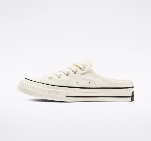 Pánské Plátěné Boty Converse Chuck 70 Mule Černé | 17DGHCYLZ