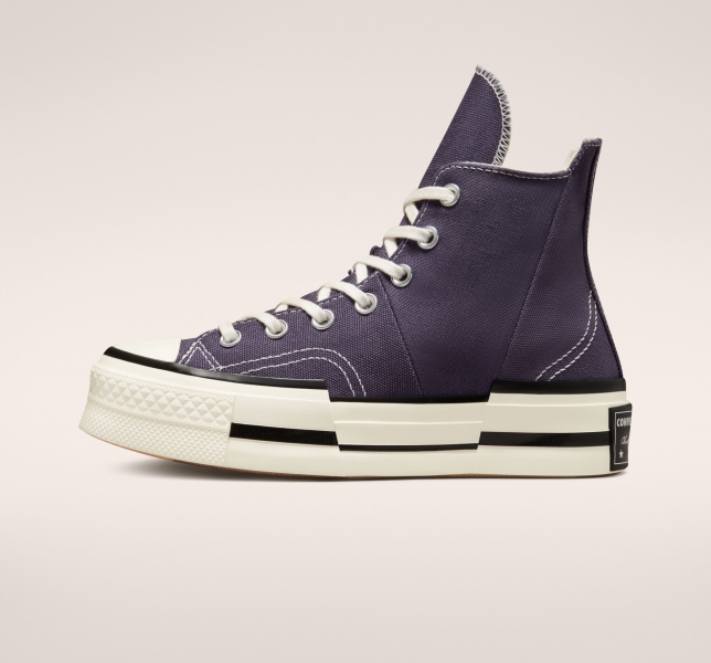 Pánské Plátěné Boty Converse Chuck 70 Plus Černé | 04FZTIMOV