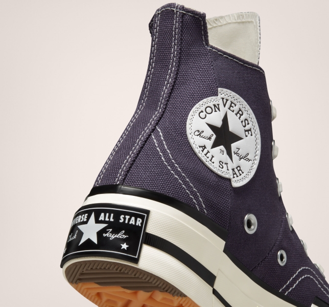 Pánské Plátěné Boty Converse Chuck 70 Plus Černé | 04FZTIMOV