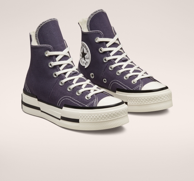 Pánské Plátěné Boty Converse Chuck 70 Plus Černé | 04FZTIMOV