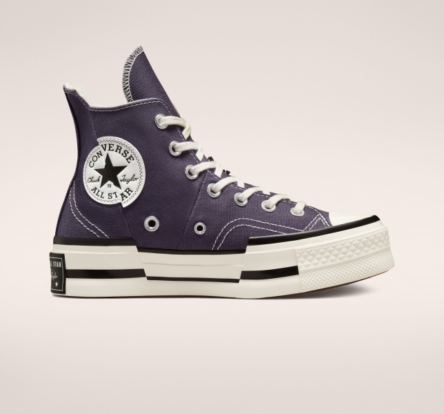 Pánské Plátěné Boty Converse Chuck 70 Plus Černé | 04FZTIMOV