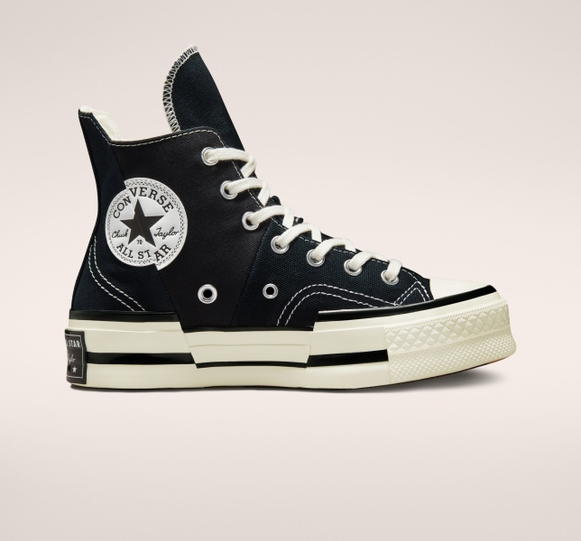 Pánské Plátěné Boty Converse Chuck 70 Plus Černé Černé | 90MUZEVBI