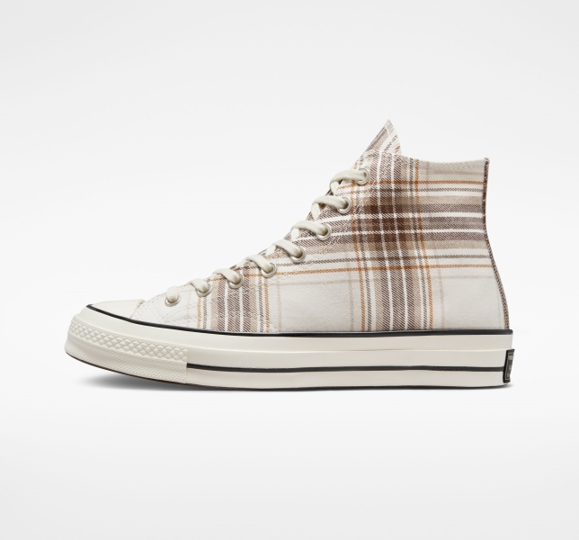 Pánské Plátěné Boty Converse Chuck 70 Tartan Černé | 95RAVLHXI