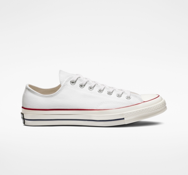 Pánské Plátěné Boty Converse Chuck 70 Vintage Bílé Tmavě Červené | 16GUBTSAC