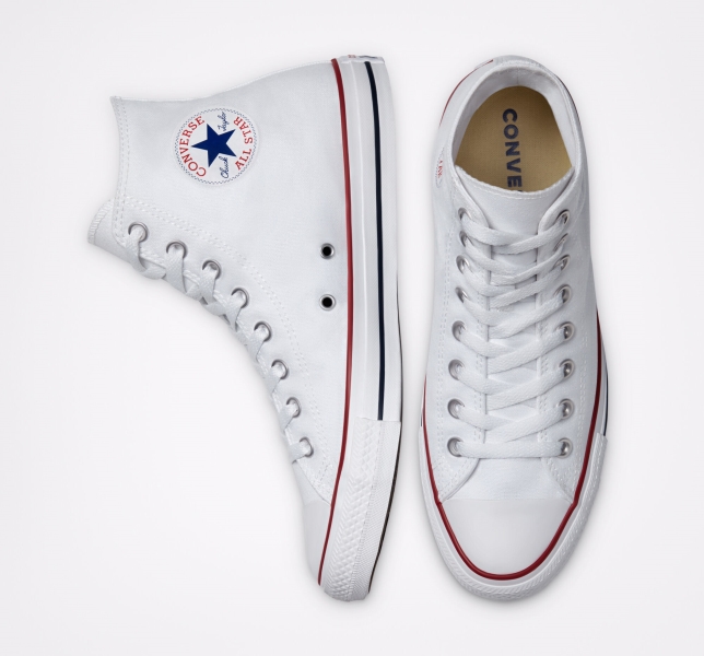 Pánské Plátěné Boty Converse Chuck Taylor All Star Classic Bílé | 09MTKDXIQ