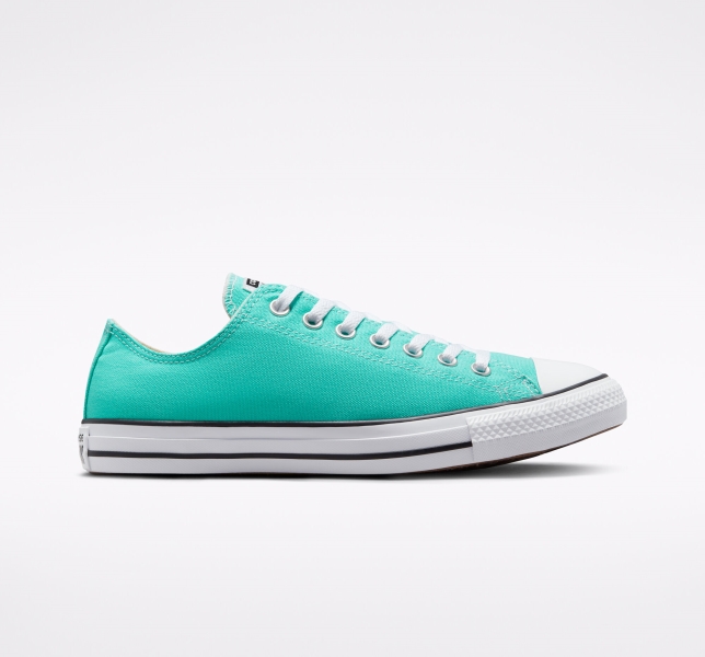 Pánské Plátěné Boty Converse Chuck Taylor All Star Seasonal Světle Tyrkysové | 12PDJYSUN