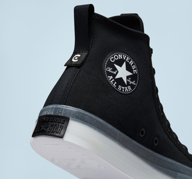 Pánské Plátěné Boty Converse Chuck Taylor All Star CX Explore Černé Černé Bílé | 29JFDMROS