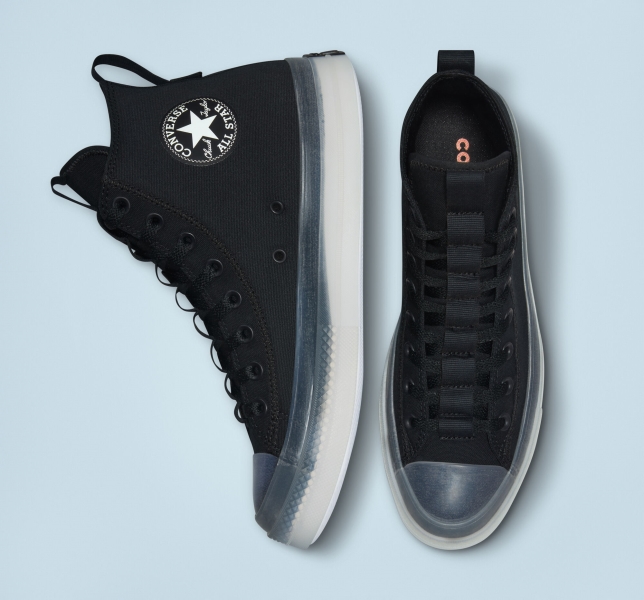 Pánské Plátěné Boty Converse Chuck Taylor All Star CX Explore Černé Černé Bílé | 29JFDMROS