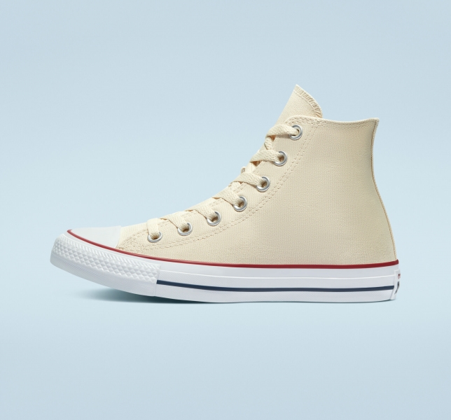 Pánské Plátěné Boty Converse Chuck Taylor All Star Classic Béžový Bílé | 34TFGBACZ